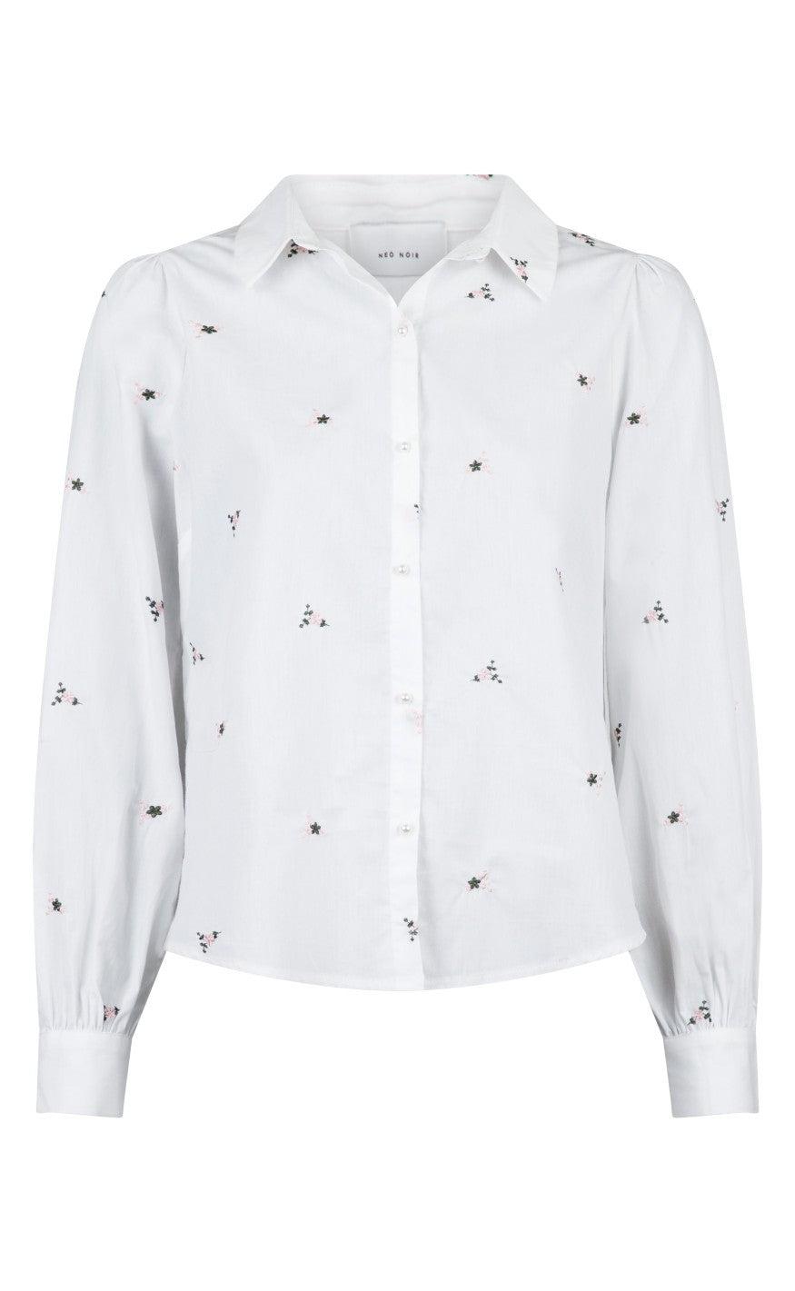 Neo Noir Skjorte Rydale Embroidery White
