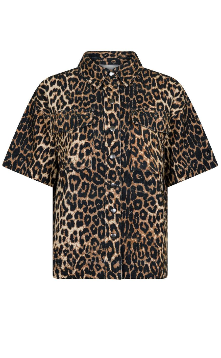 Neo Noir Skjorte Tiki Leopard