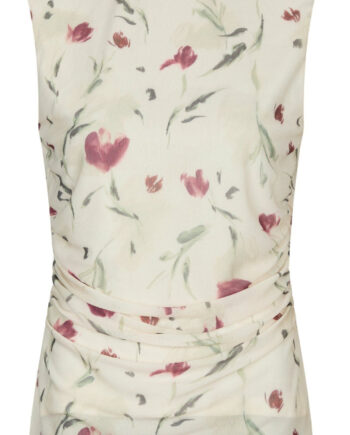 Neo Noir Top Liblana Artist Mesh Creme
