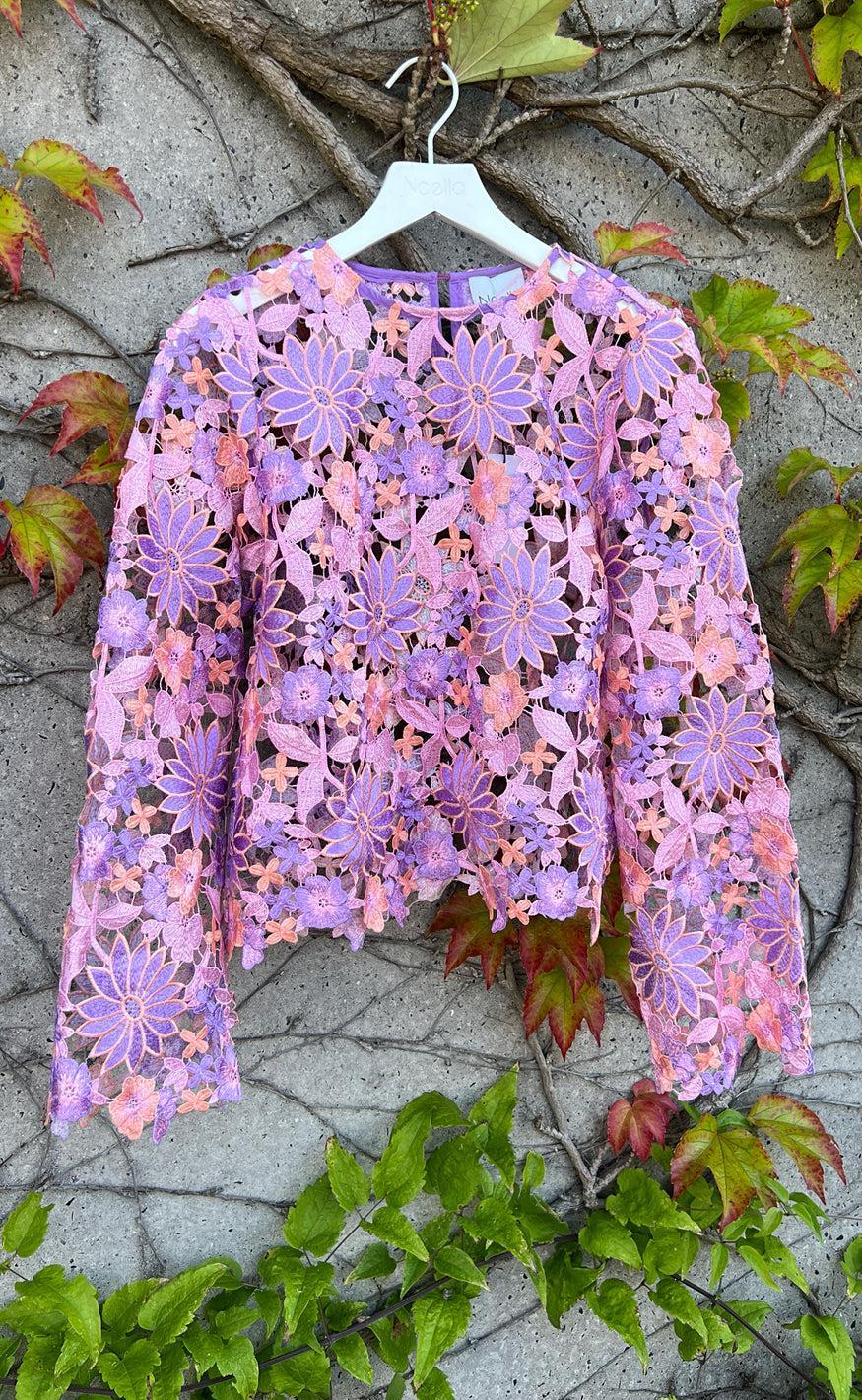 Noella Bluse Kezzie Lilac Mix