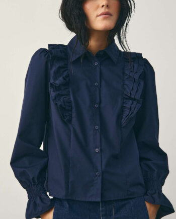 Noella Bluse Lucina Navy Blue