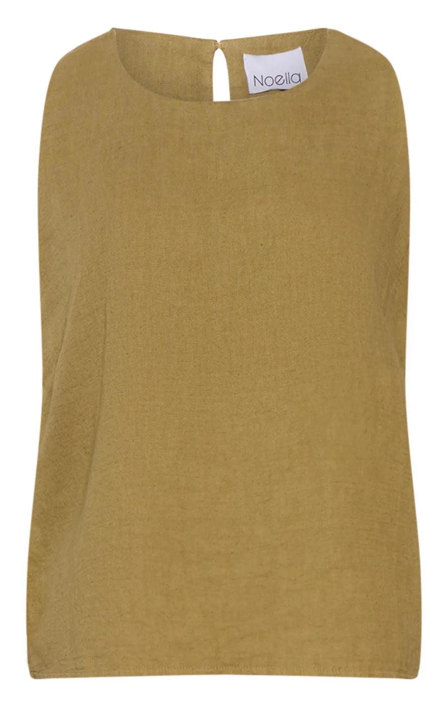 Noella Bluse Samira Linen Khaki