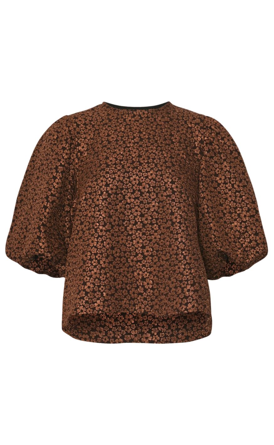 Noella Bluse Shelly Chocolate