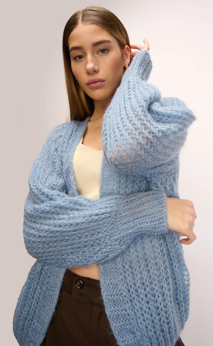 Noella Cardigan Joseph Dusty Blue