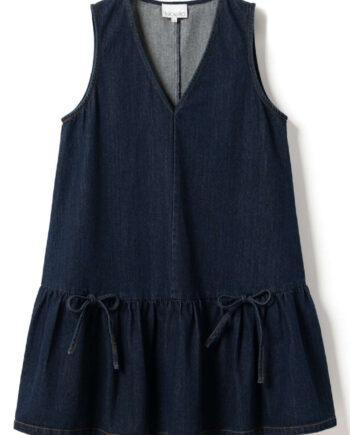 Noella Kjole Lavona Blue Unwashed