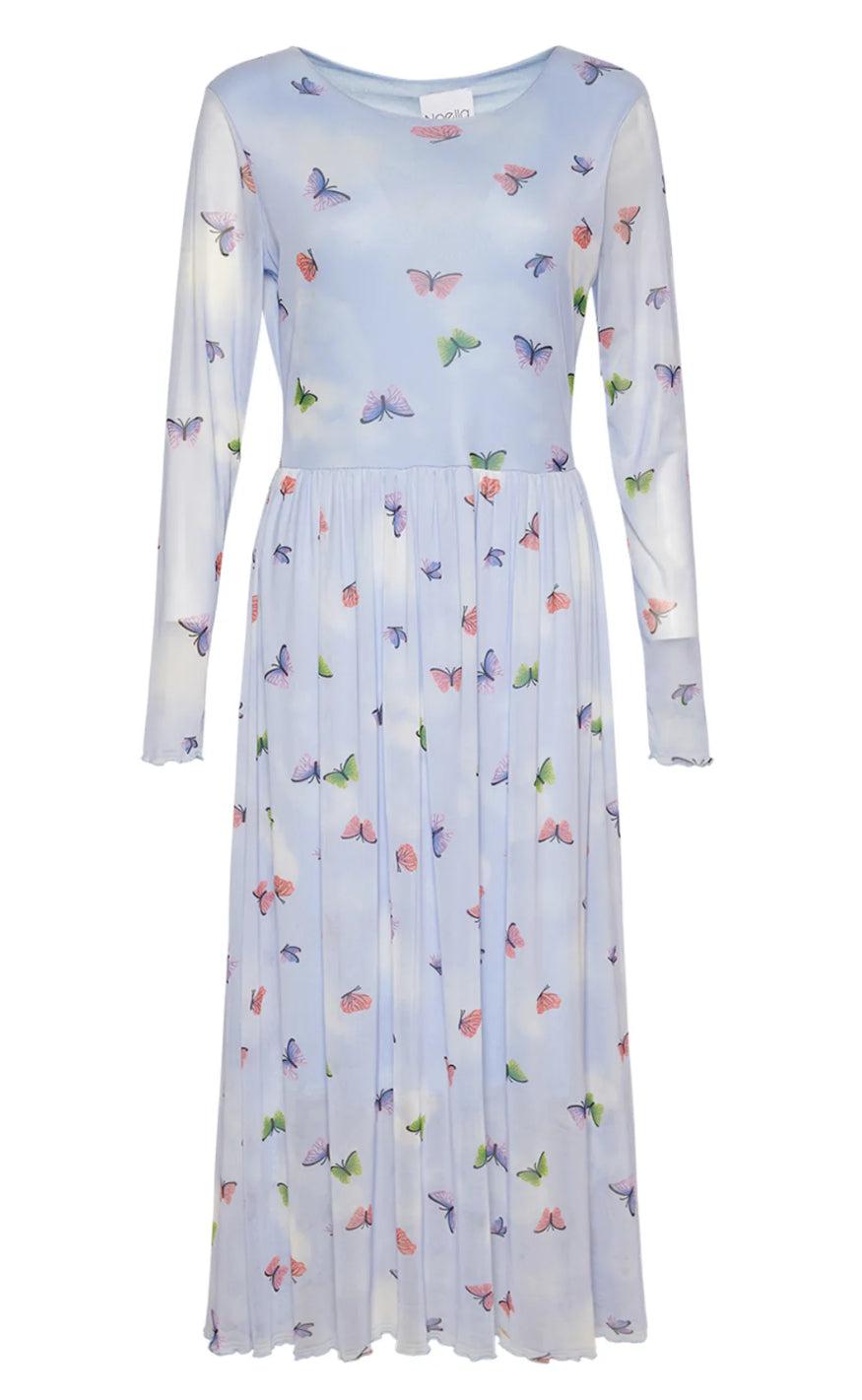 Noella Kjole Lola Butterfly Print