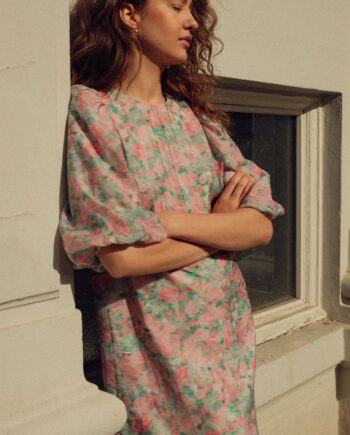 Noella Kjole Pastis Dealyn Print