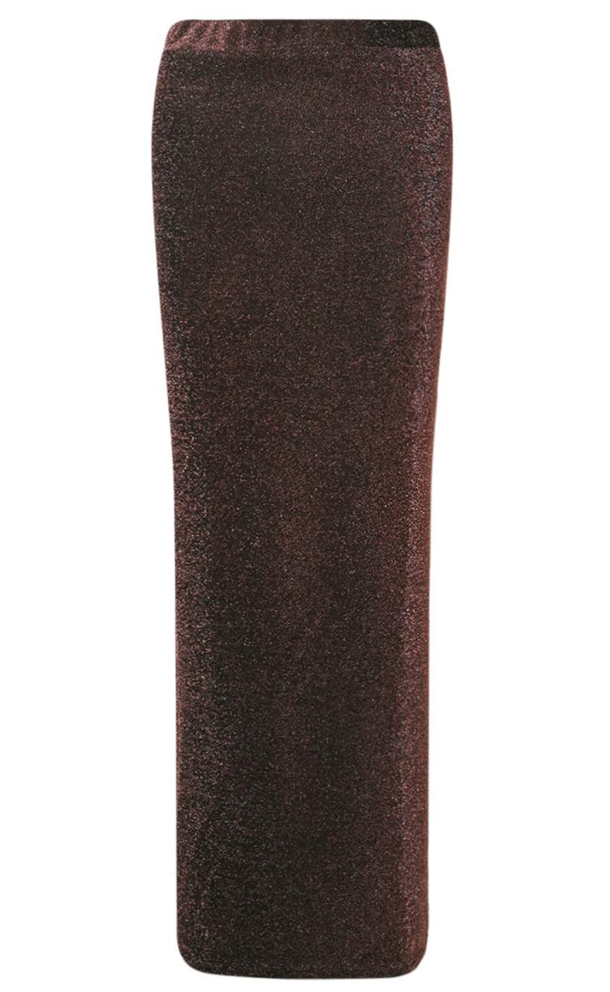 Noella Nederdel Krystal Chocolate Brown