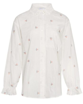 Noella Skjorte Roberta White Embroidery
