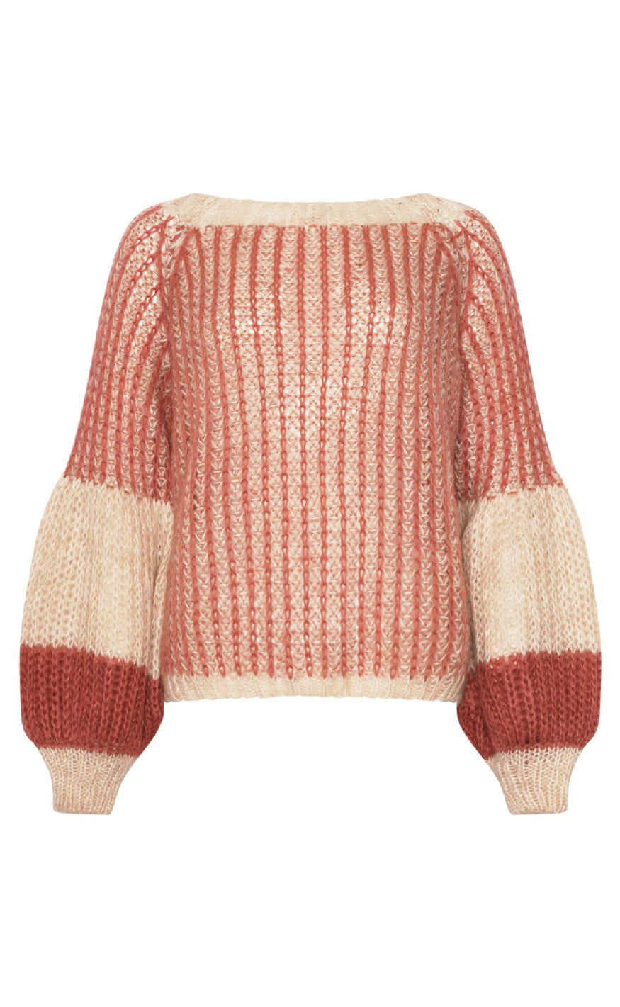 Noella Striktrøje Liana Knit Rose Cream