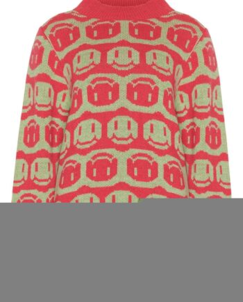 Noella Sweater Face Fuxia Lime Mix