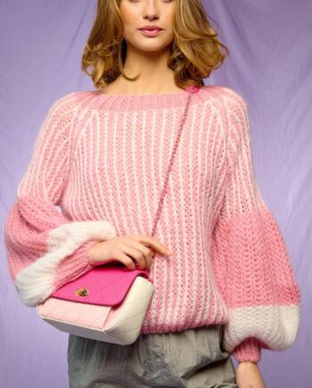Noella Sweater Liana White Rose