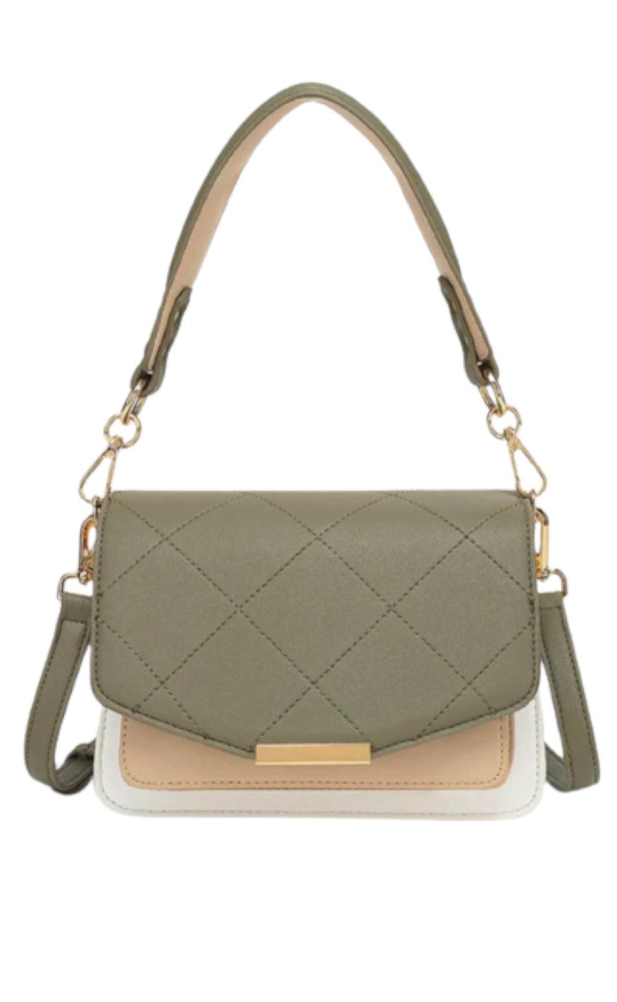Noella Taske Blanca Multi Comparment Army White Beige