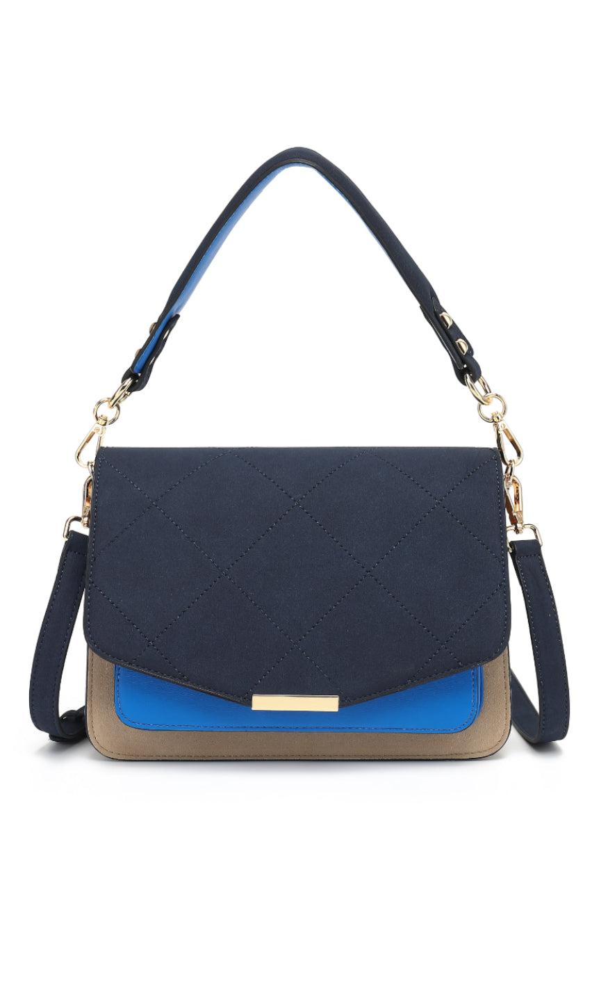 Noella Taske Blanca Multi Compartment Navy Sand Blue