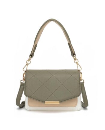 Noella Taske Blanca Multi Medium Army  White  Beige