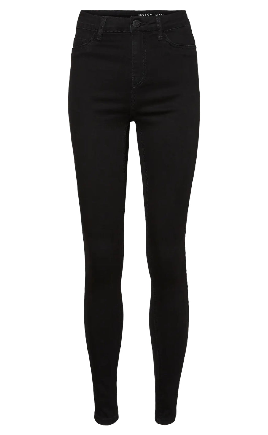 Noisy May Bukser Callie Skinny Black Denim