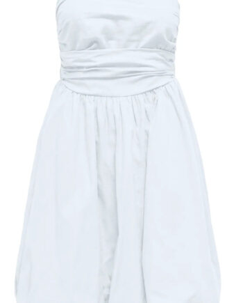 Only Kjole Lesie Bright White