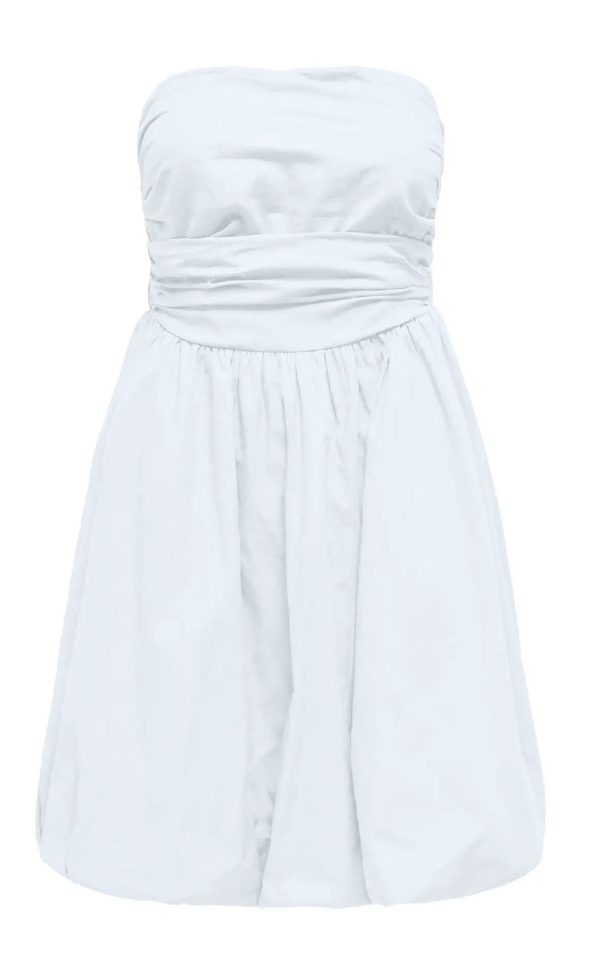 Only Kjole Lesie Bright White