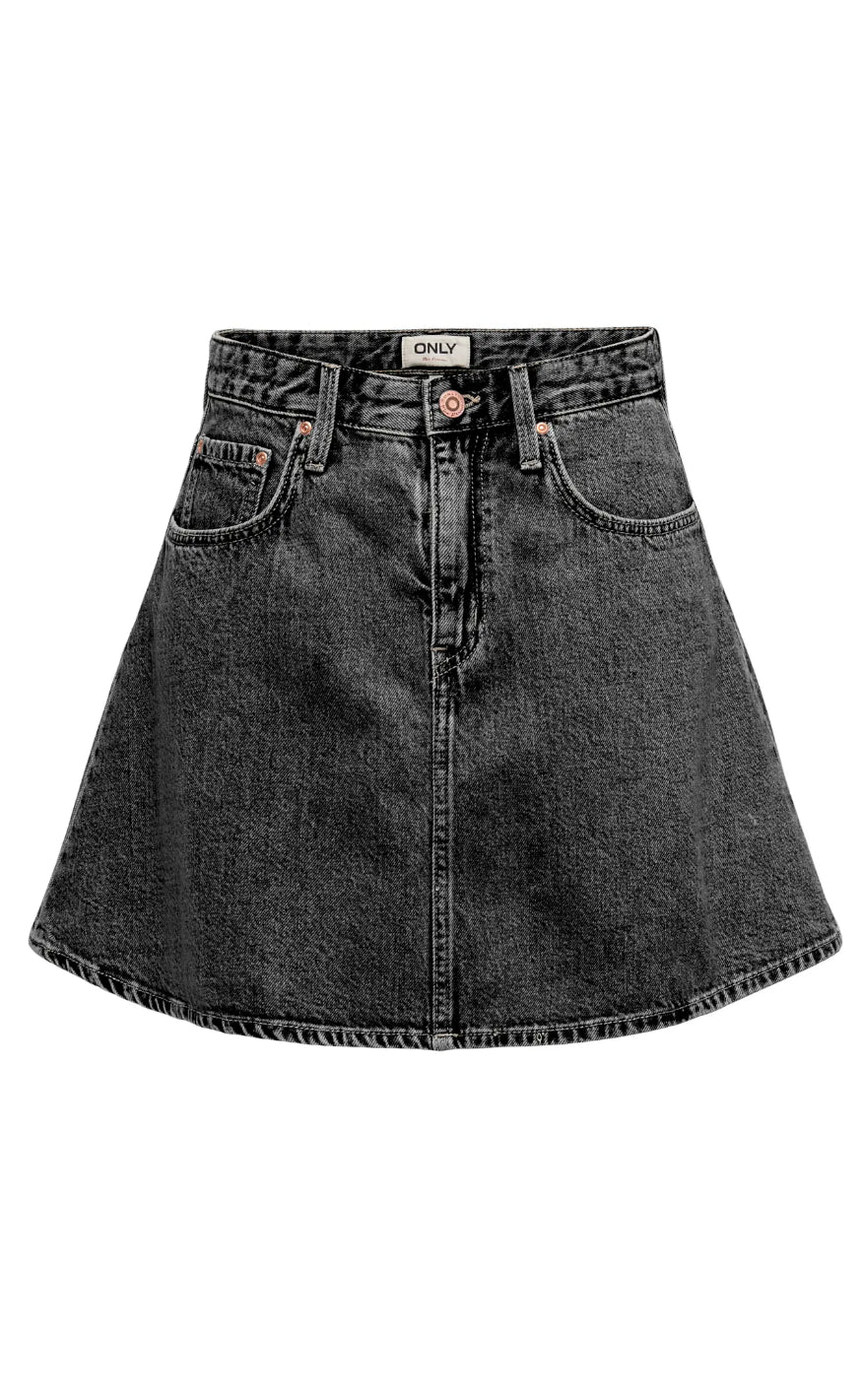 Only Nederdel Eden Washed Black