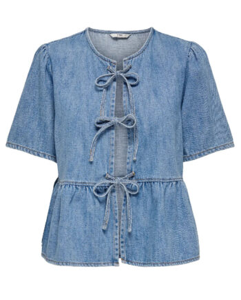 Only Skjorte Noelle Light Blue Denim