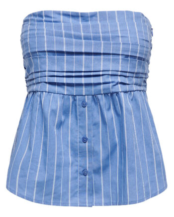 Only Top Esie Blue Bonnet Esie Stripe