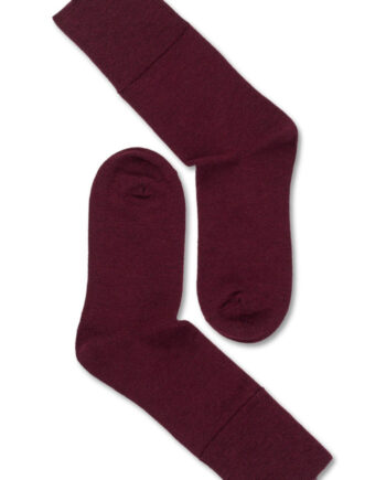Oroblu Strømper Note Fine Wool Comfort Top Burgundy