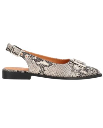Phenumb Ballerina Want Offwhite Snake Leather
