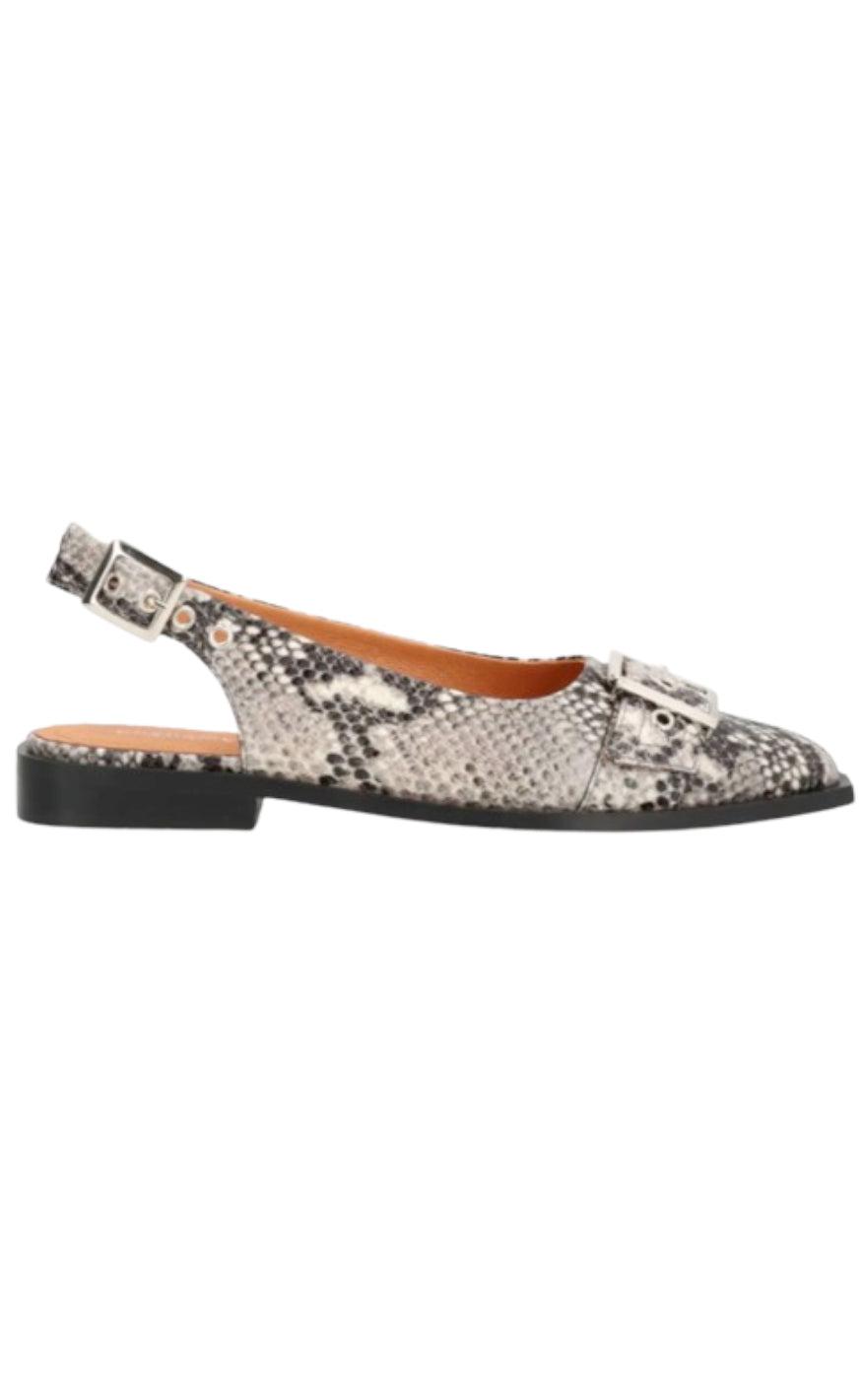 Phenumb Ballerina Want Offwhite Snake Leather