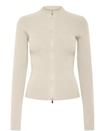 Pieces Cardigan Crista Zip Birch