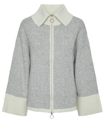 Pieces Cardigan Nordic Ls Birch Magnet