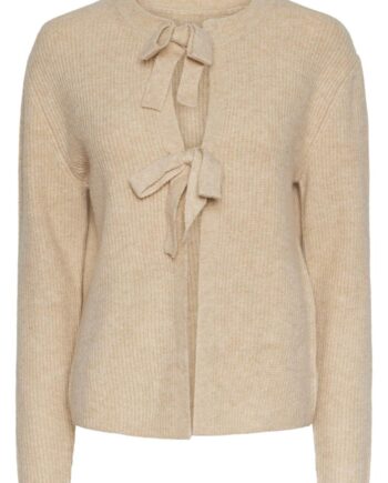 Pieces Cardigan Silly White Pepper Melange