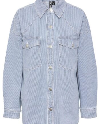 Pieces Jakke Billo Light Blue Denim