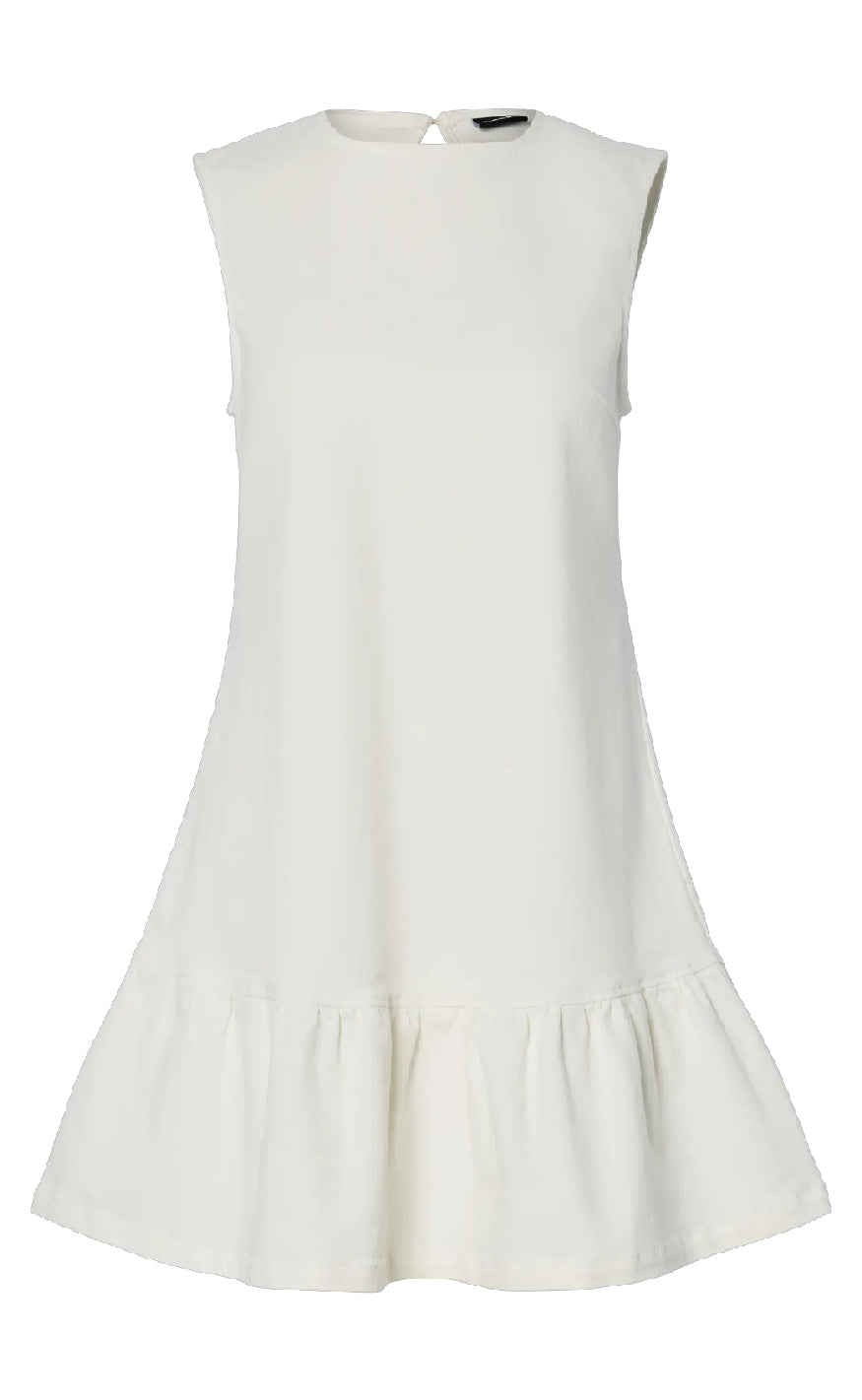 Pieces Kjole Monica White Denim