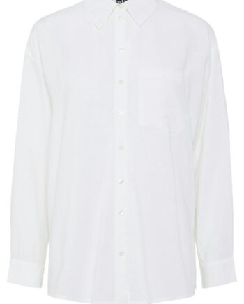 Pieces Skjorte Pia Bright White