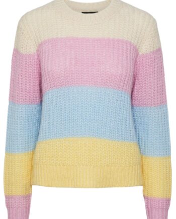 Pieces Strik Naomi Birch Stripes