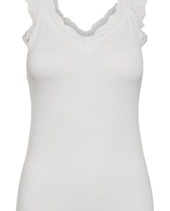 Pieces Top Barbera Bright White
