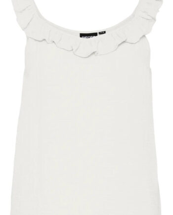 Pieces Top Sastina Cloud Dancer