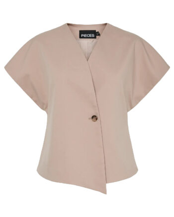 Pieces Vest Fami Silver Mink