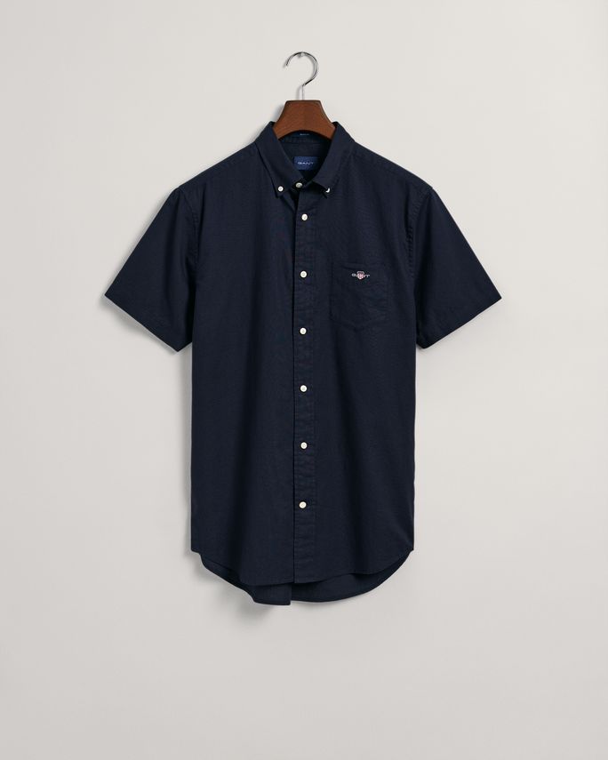Reg Cotton Linen Ss Shirt