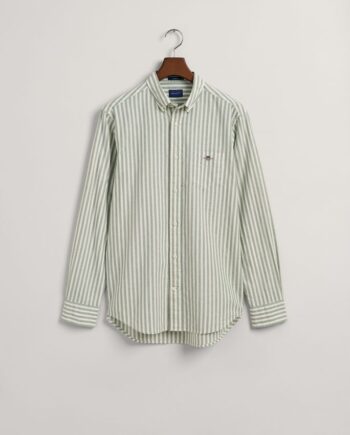 Reg Cotton Linen Stripe Shirt
