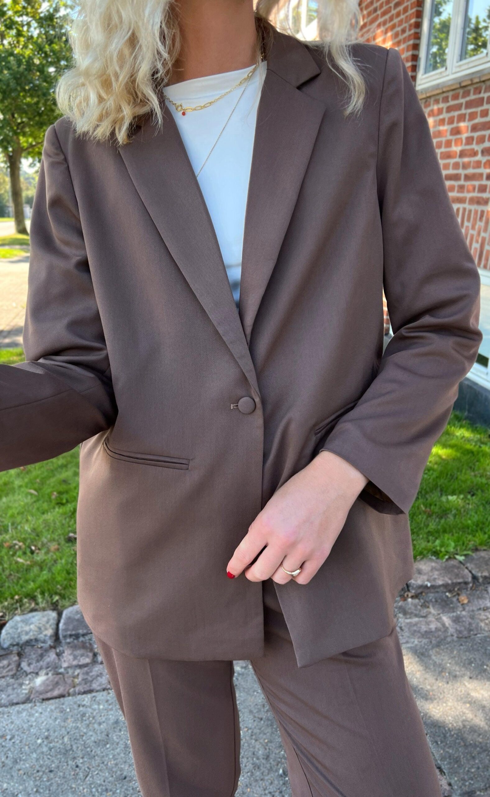 Say Ina Copenhagen Blazer Zoey Chocolate