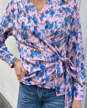 Say Ina Copenhagen Bluse Josse Blue Flower