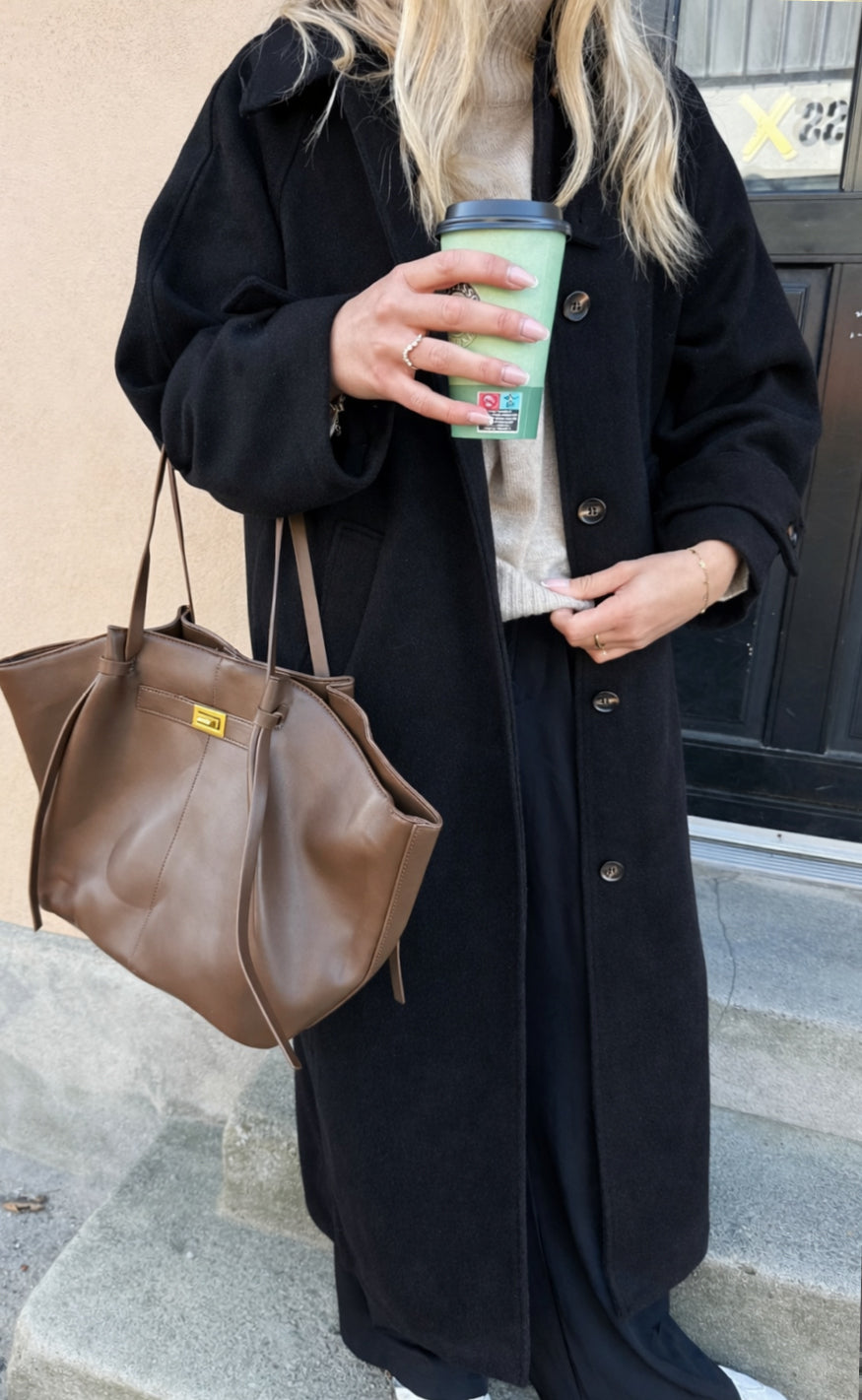 Say Ina Copenhagen Frakke Vienna Black