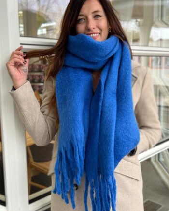 Say Ina Copenhagen Halstørklæde Gry Blue