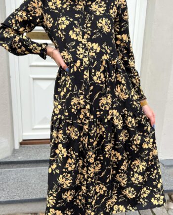 Say Ina Copenhagen Kjole Anna Orange Flower
