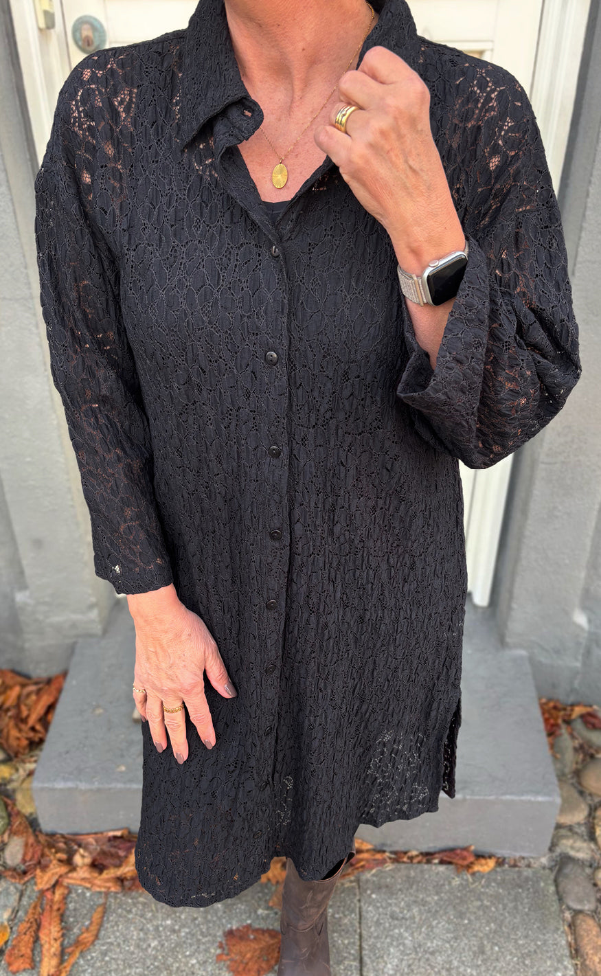 Say Ina Copenhagen Kjole Belle Lace Black