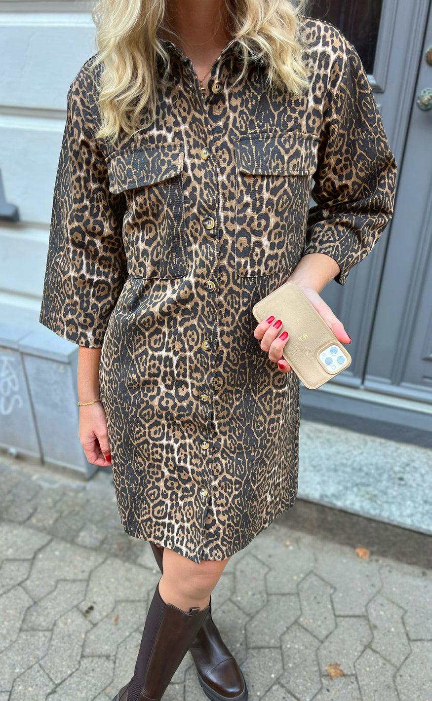 Say Ina Copenhagen Kjole Calla Leopard
