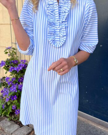 Say Ina Copenhagen Kjole Camilla Blue White Stripe