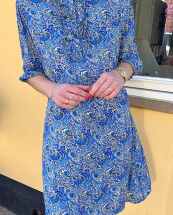 Say Ina Copenhagen Kjole Camilla New Blue Paisley