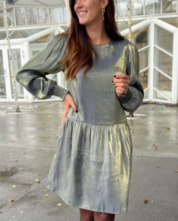 Say Ina Copenhagen Kjole Elina Green Glitter